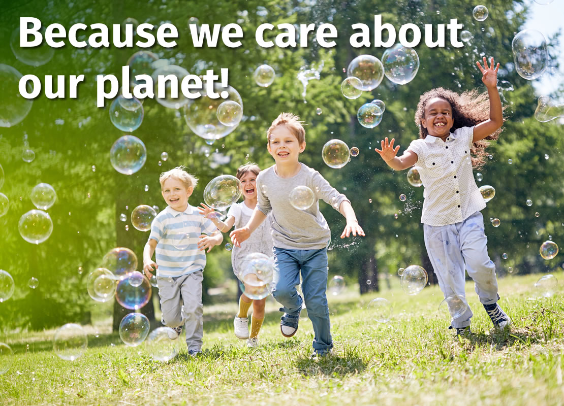 Because we care about our planet!